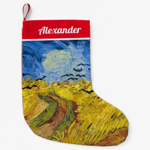 Vincent van Gogh - Weizenfeld mit Krähen Kleiner Weihnachtsstrumpf