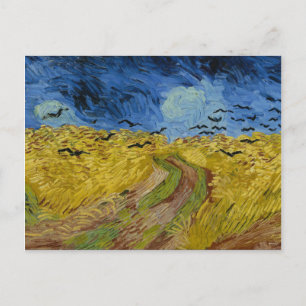 Vincent Van Gogh - Weizenfeld mit Krähen Malerei Postkarte