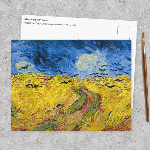 Vincent van Gogh - Weizenfeld mit Krähen Postkarte
