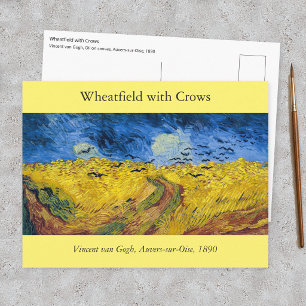 Vincent van Gogh - Weizenfeld mit Krähen Postkarte