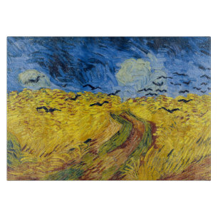 Vincent van Gogh - Weizenfeld mit Krähen Schneidebrett