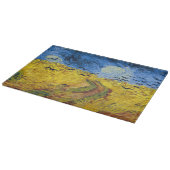 Vincent van Gogh - Weizenfeld mit Krähen Schneidebrett (Ecke)