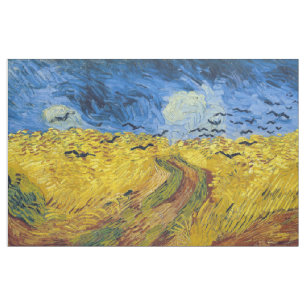 Vincent van Gogh - Weizenfeld mit Krähen Stoff