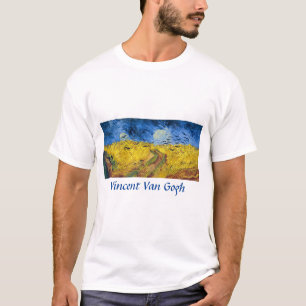 Vincent van Gogh - Weizenfeld mit Krähen T-Shirt