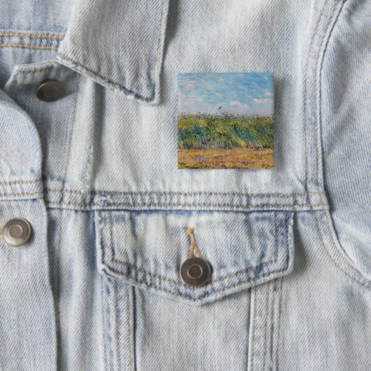 Vincent van Gogh - Weizenfeld mit Lark Button (Beispiel)