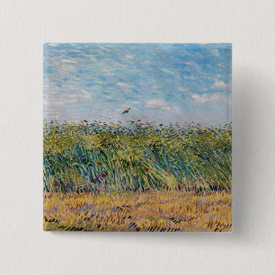 Vincent van Gogh - Weizenfeld mit Lark Button