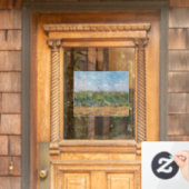 Vincent van Gogh - Weizenfeld mit Lark Fensteraufkleber (Haustür)