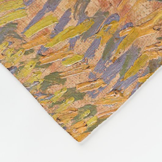 Vincent van Gogh - Weizenfeld mit Lark Fleecedecke (Ecke)