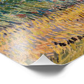 Vincent van Gogh - Weizenfeld mit Lark Fotodruck (Ecke)