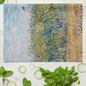 Vincent van Gogh - Weizenfeld mit Lark Geschirrtuch (Gefaltet)