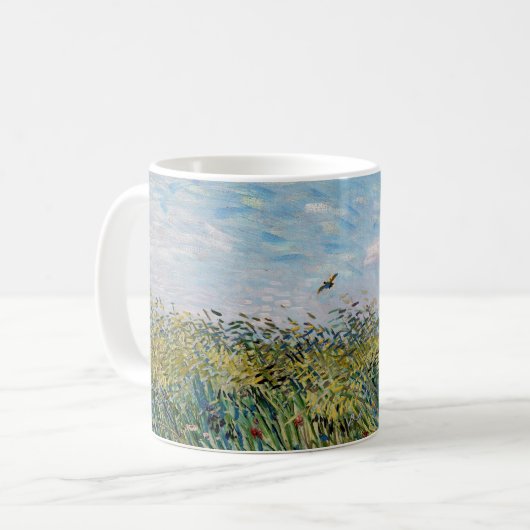 Vincent van Gogh - Weizenfeld mit Lark Kaffeetasse (Vorderseite Links)