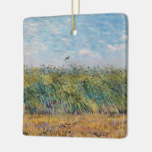 Vincent van Gogh - Weizenfeld mit Lark Keramikornament (Links)
