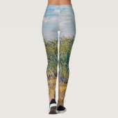Vincent van Gogh - Weizenfeld mit Lark Leggings (Rückseite)