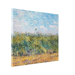 Vincent van Gogh - Weizenfeld mit Lark Leinwanddruck