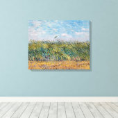 Vincent van Gogh - Weizenfeld mit Lark Leinwanddruck (Insitu (Holzboden))