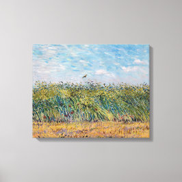 Vincent van Gogh - Weizenfeld mit Lark Leinwanddruck