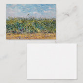Vincent van Gogh - Weizenfeld mit Lark Mitteilungskarte (Vorne/Hinten)