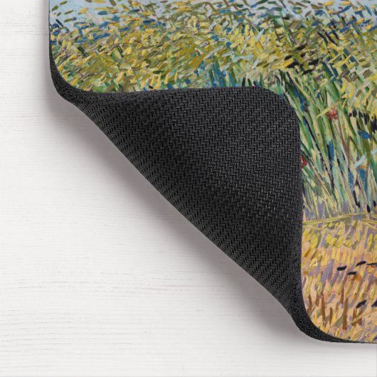 Vincent van Gogh - Weizenfeld mit Lark Mousepad (Ecke)