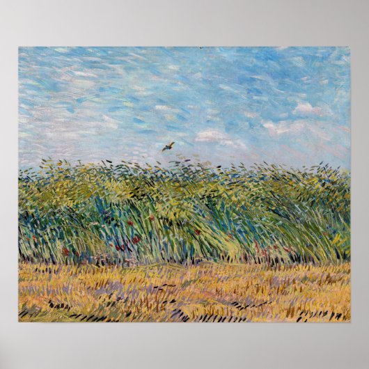 Vincent van Gogh - Weizenfeld mit Lark Poster (Vorne)