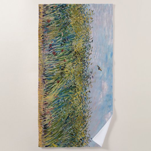 Vincent van Gogh - Weizenfeld mit Lark Strandtuch (Vorderseite)