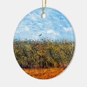 Vincent Van Gogh - Weizenfeld mit Park Keramikornament (Links)