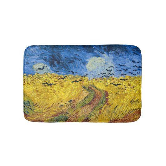Vincent van Gogh - Weizenfeld mit Raben Badematte (Vorderseite)