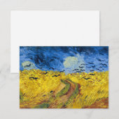 Vincent van Gogh - Weizenfeld mit Raben Dankeskarte (Vorne/Hinten)