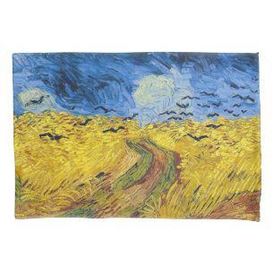 Vincent van Gogh - Weizenfeld mit Raben Kissenbezug