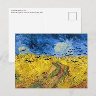 Vincent van Gogh - Weizenfeld mit Raben Postkarte