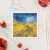 Vincent van Gogh - Weizenfeld mit Raben Serviette (Beispiel)