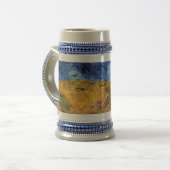 Vincent Van Gogh - Weizenfeld mit schwarzen Krähen Bierglas (Vorderseite Links)