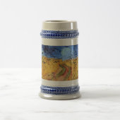 Vincent Van Gogh - Weizenfeld mit schwarzen Krähen Bierglas (Mittel)
