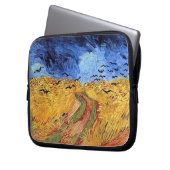 Vincent Van Gogh - Weizenfeld mit schwarzen Krähen Laptopschutzhülle (Vorderseite Links)