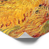 Vincent Van Gogh - Weizenfeld mit schwarzen Krähen Poster (Ecke)