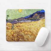 Vincent Van Gogh - Weizenfeld mit Sensenmann und S Mousepad (Mit Mouse)