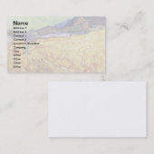 Vincent Van Gogh - Weizenfeld mit Sensenmann und S Visitenkarte (Vorne/Hinten)