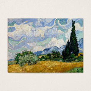 Vincent Van Gogh Weizenfeld mit Zypressen