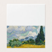 Vincent van Gogh - Weizenfeld mit Zypressen (Außenseite Aufgefaltet)