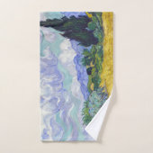 Vincent Van Gogh - Weizenfeld mit Zypressen Badhandtuch Set (Handtuch)