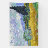 Vincent Van Gogh - Weizenfeld mit Zypressen Banner (Vertikal)