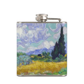 Vincent Van Gogh - Weizenfeld mit Zypressen Flachmann (Rückseite)