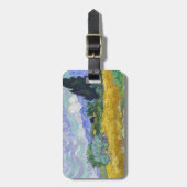 Vincent Van Gogh - Weizenfeld mit Zypressen Gepäckanhänger (Vorderseite vertikal)