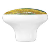 Vincent Van Gogh - Weizenfeld mit Zypressen Keramikknauf (Seitenansicht)