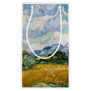 Vincent Van Gogh Weizenfeld mit Zypressen Kleine Geschenktüte