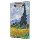 Vincent Van Gogh - Weizenfeld mit Zypressen Klemmbrett (Links)