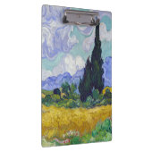 Vincent Van Gogh - Weizenfeld mit Zypressen Klemmbrett (Rechts)