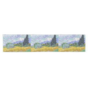 Vincent Van Gogh - Weizenfeld mit Zypressen Kurzer Tischläufer