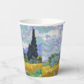 Vincent Van Gogh - Weizenfeld mit Zypressen Pappbecher (Links)