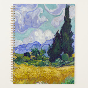 Vincent Van Gogh - Weizenfeld mit Zypressen Planer