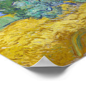 Vincent Van Gogh - Weizenfeld mit Zypressen Poster (Ecke)